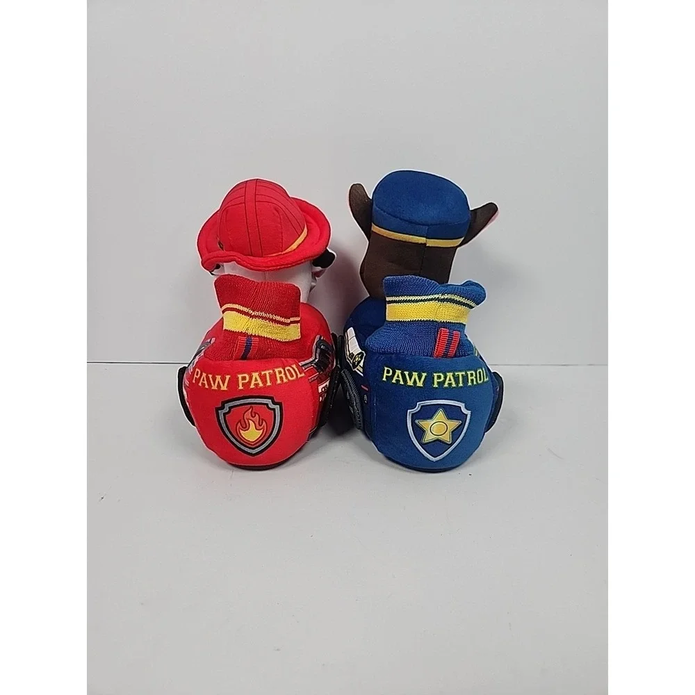 PAW Patrol Toddler Boys 3D Plush Slippers Size 7-8 Chase Marshall House Shoes
